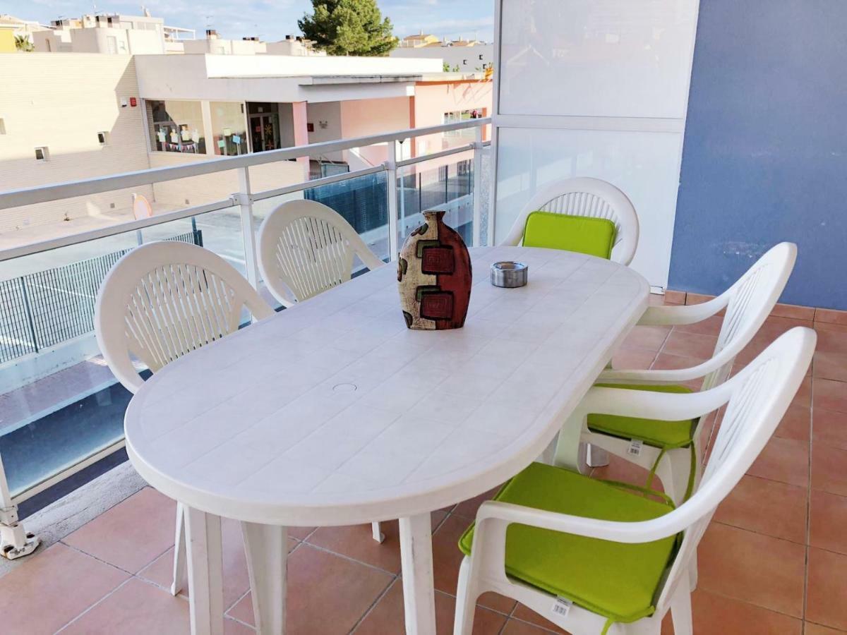 Luminoso Apartamento Con Piscina En Playa Morro De Gos Oropesa del Mar Esterno foto